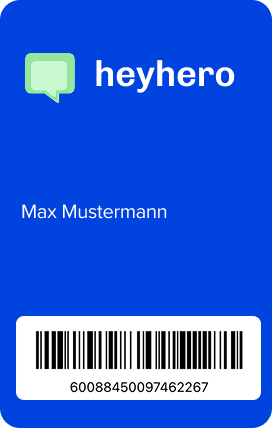 heyhero member card